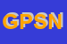 logo della GP PUBBLICITA SOCIETA IN NOME COLLETTIVO DI GALLINA LUCA  E PICCIONI EMIDIO SIGLABILE GP PUBBLICITA SNC