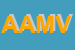 logo della AMV ASSEMBLAGGIO MATERIALI VARI SNC DI MONTICONE ANGELA E CSIGLABILE AMVSNC